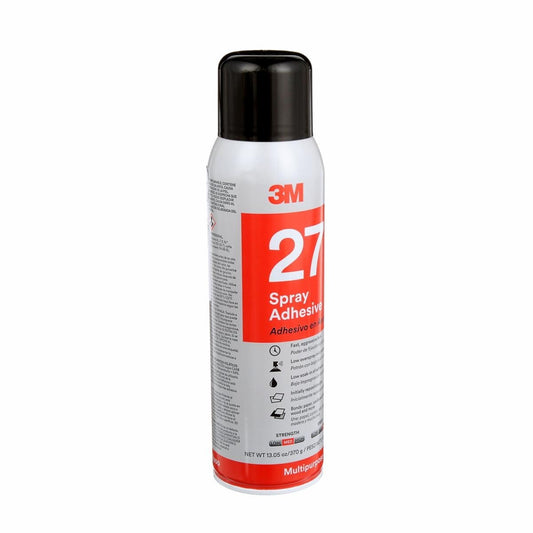 3M™ Multi-Purpose Spray Adhesive 27, Clear, 16 fl oz Can