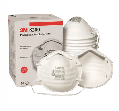 3M™ Particulate Respirator 8200 N95 – 20 Respirators/Box