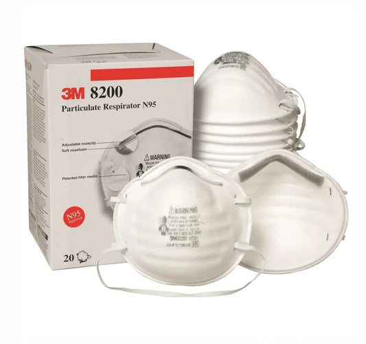 3M™ Particulate Respirator 8200 N95 – 20 Respirators/Box