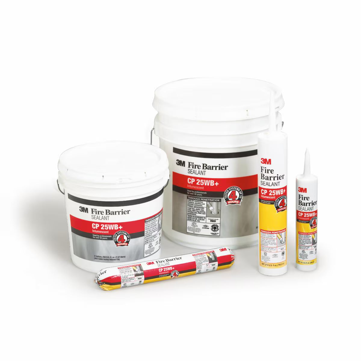3M™ Fire Barrier Sealant CP 25WB+ – Red, 20 fl oz Sausage Pack